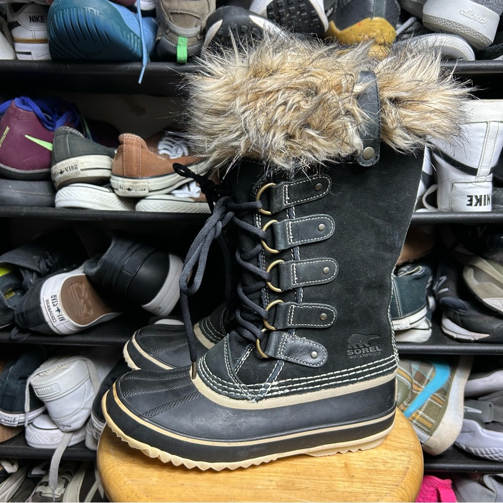 Sorel Joan of arctic black winter snow boots - Picture 3 of 7